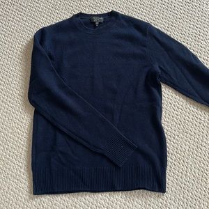 Rag & Bone navy cashmere crew neck sweater